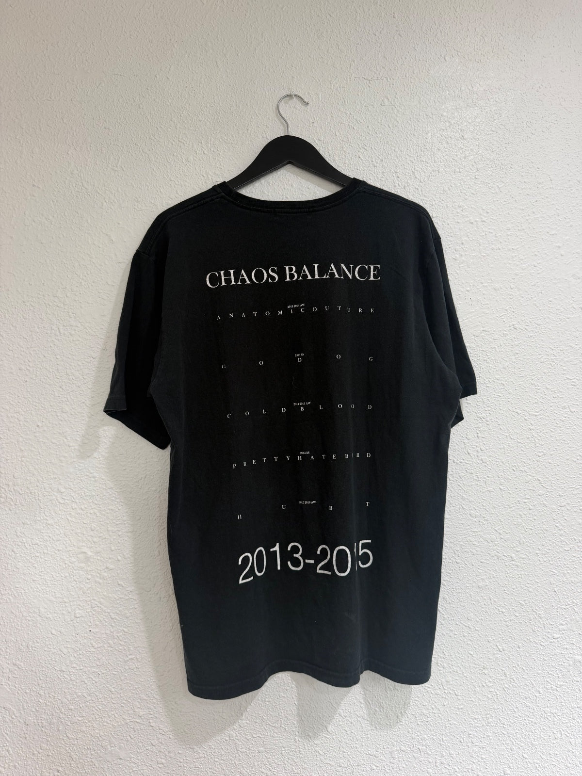 Undercover Chaos Balance Tee {{ color }} {{ brand }} {{ archive }} {{ season }} {{ year }} {{ hedi slimane }}