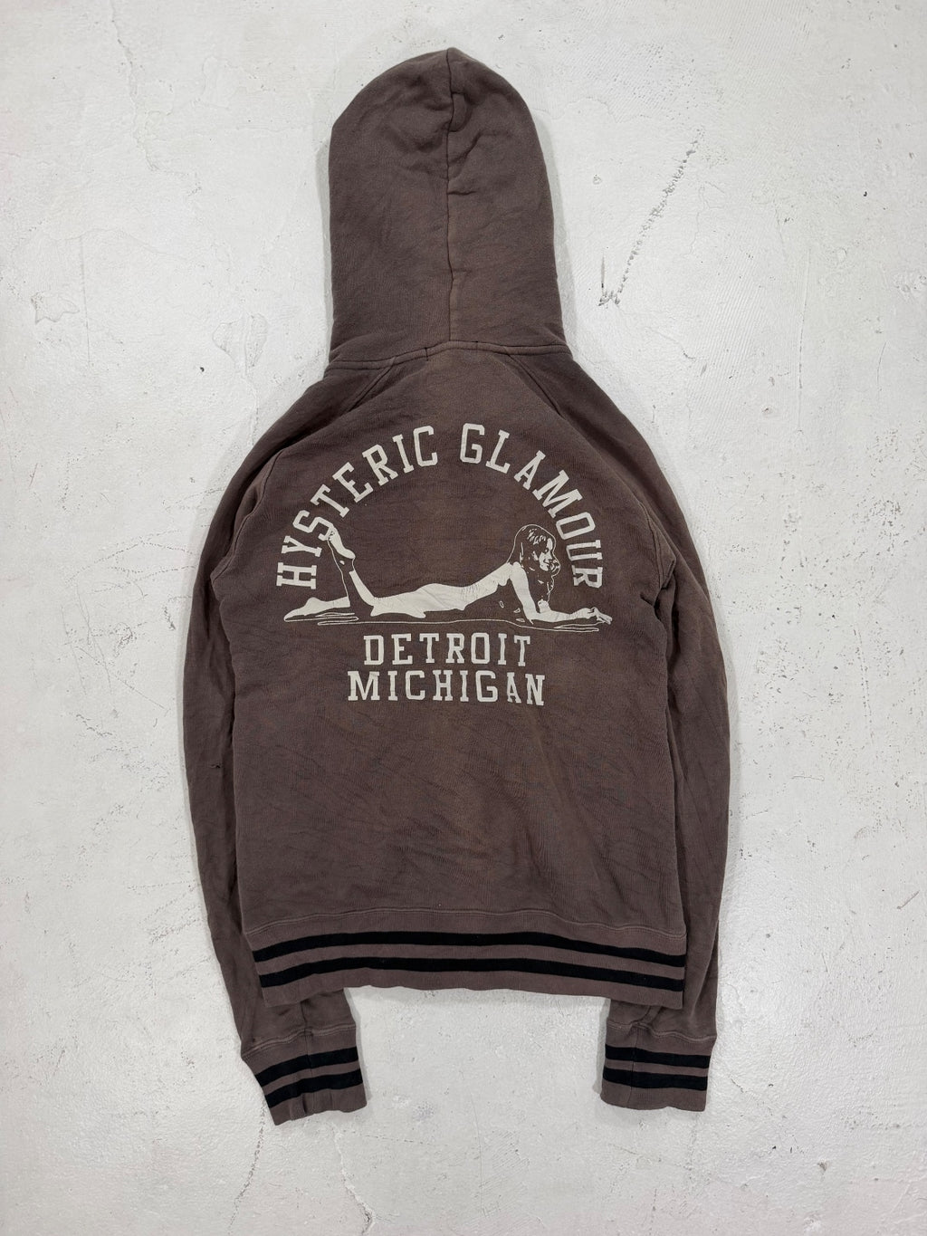 Hysteric Glamour Detroit Michigan Zip Up {{ color }} {{ brand }} {{ archive }} {{ season }} {{ year }} {{ hedi slimane }}