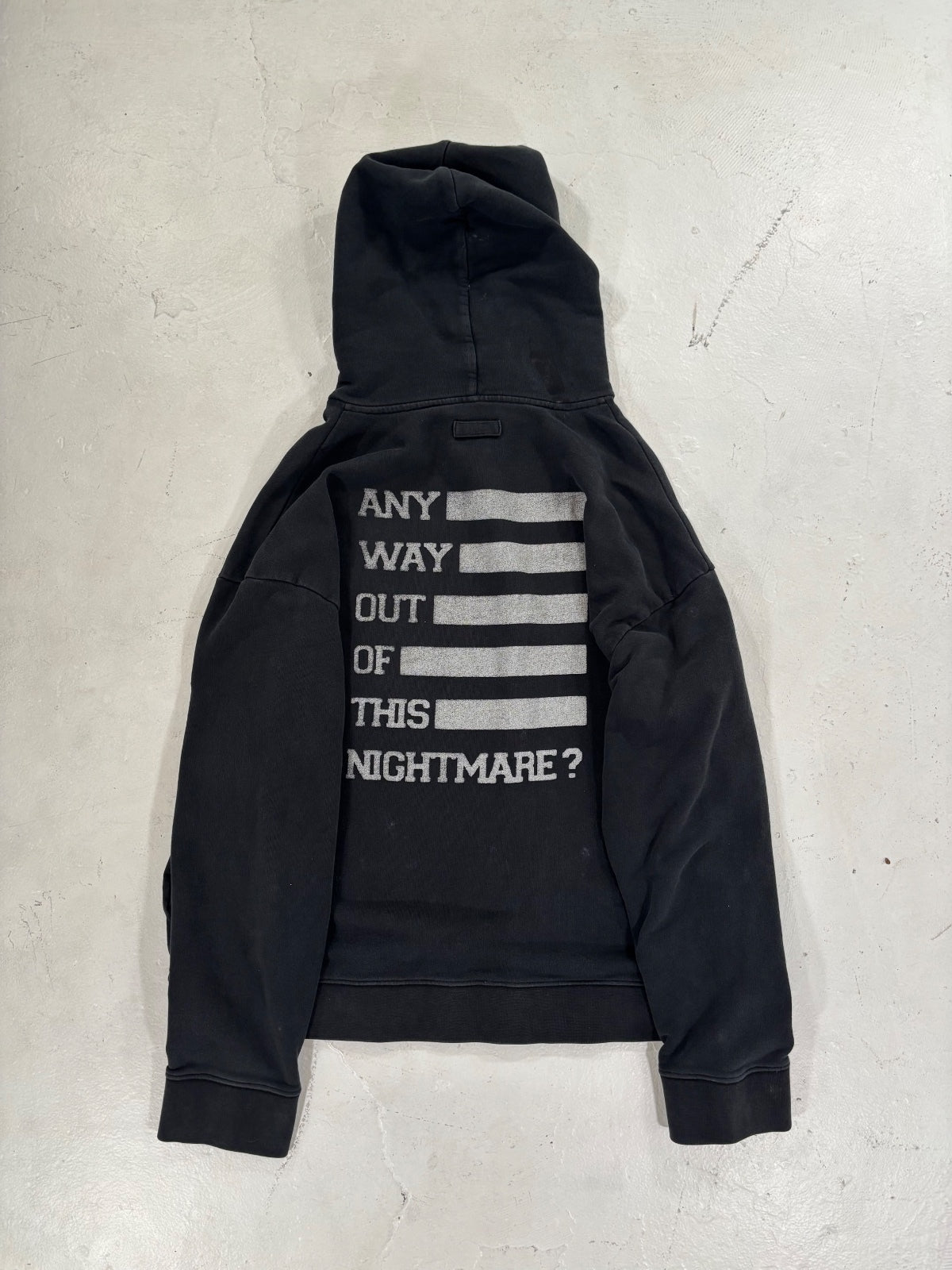 Raf Simons "ANY WAY OUT OF THIS NIGHTMARE?"