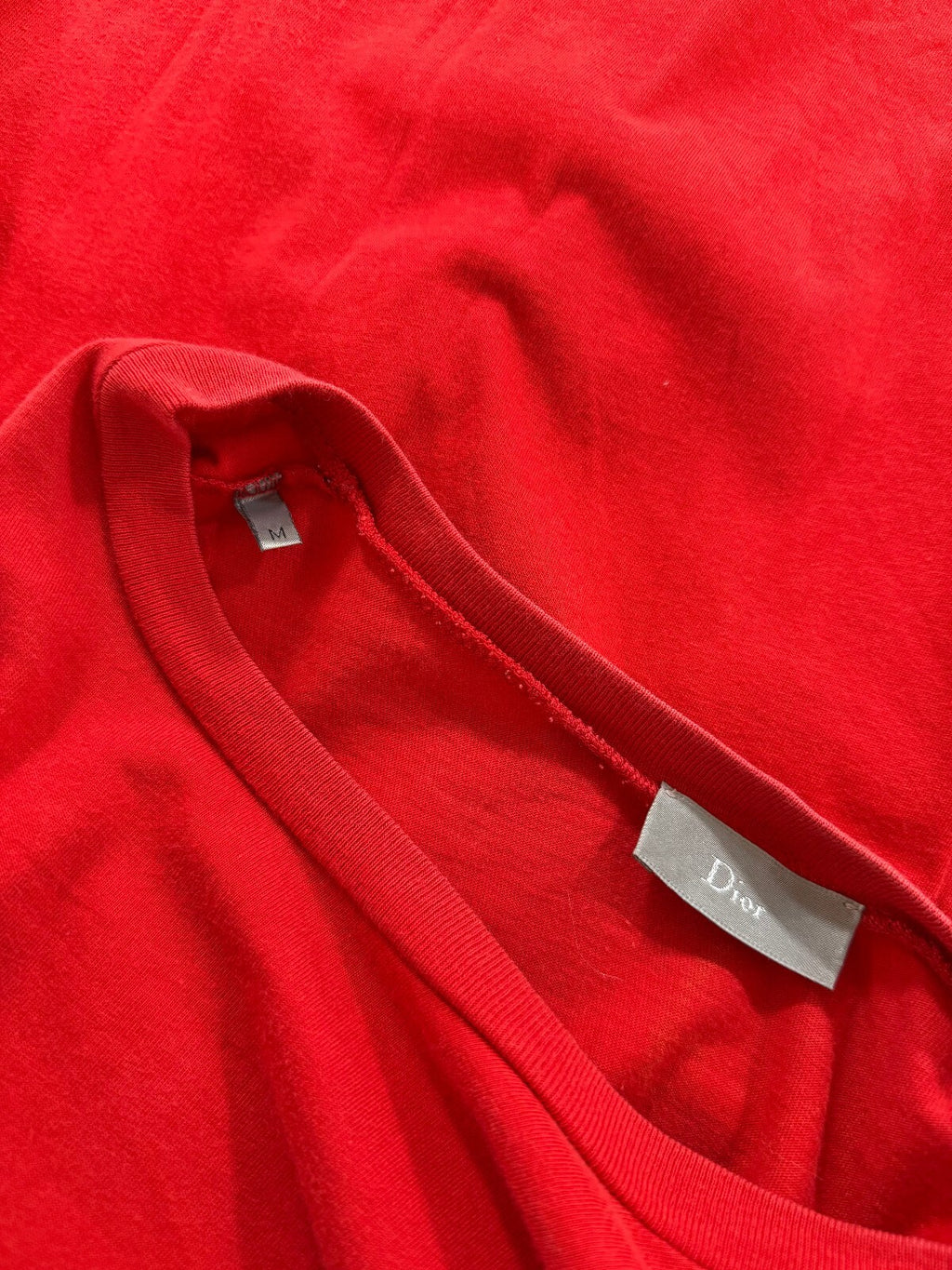 Dior Homme Red Geometric T-Shirt