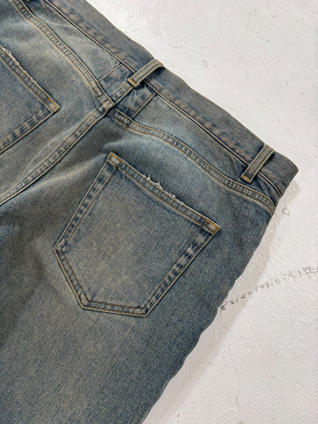 Saint Laurent Paris D02 Knife Cut Denim {{ color }} {{ brand }} {{ archive }} {{ season }} {{ year }} {{ hedi slimane }}