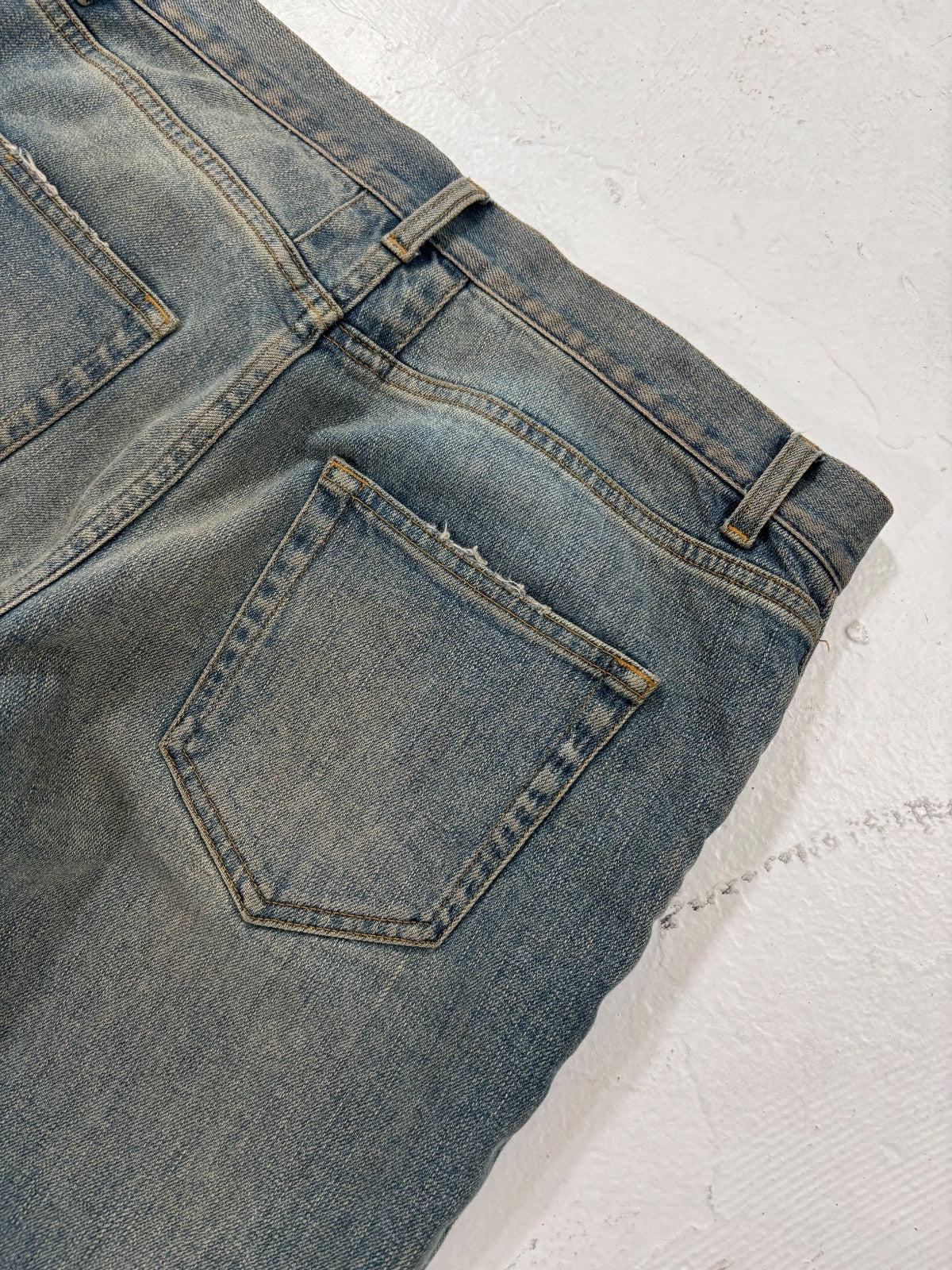 Saint Laurent Paris D02 Knife Cut Denim {{ color }} {{ brand }} {{ archive }} {{ season }} {{ year }} {{ hedi slimane }}