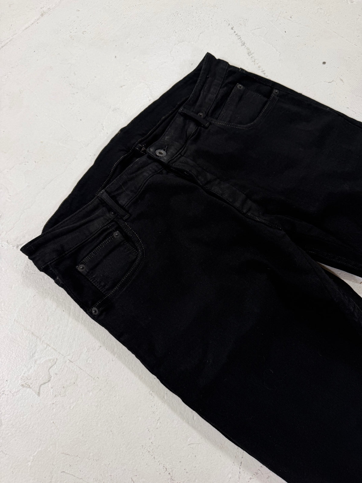 Rick Owens Waxed Detroit Cut Denim