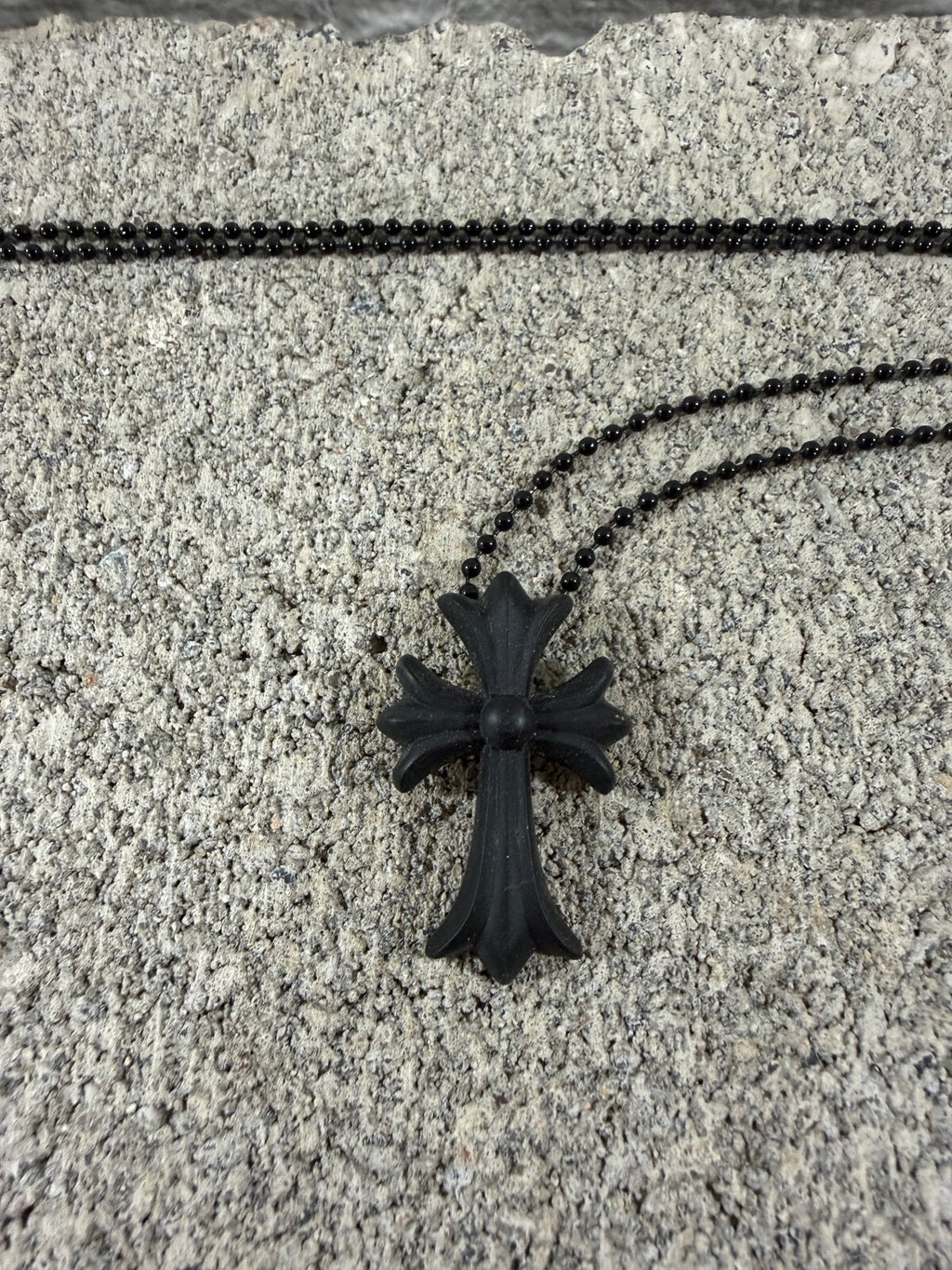 Chrome Hearts Silicone Cross Necklace