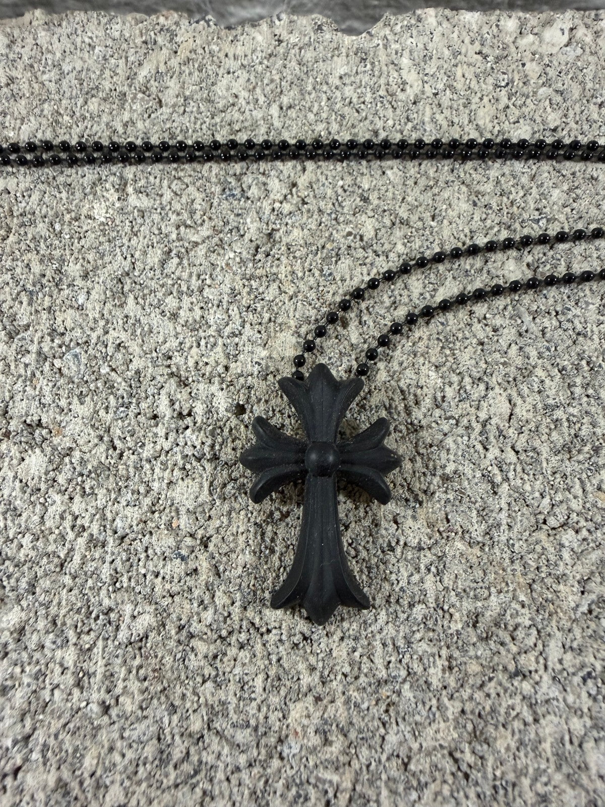 Chrome Hearts Silicone Cross Necklace