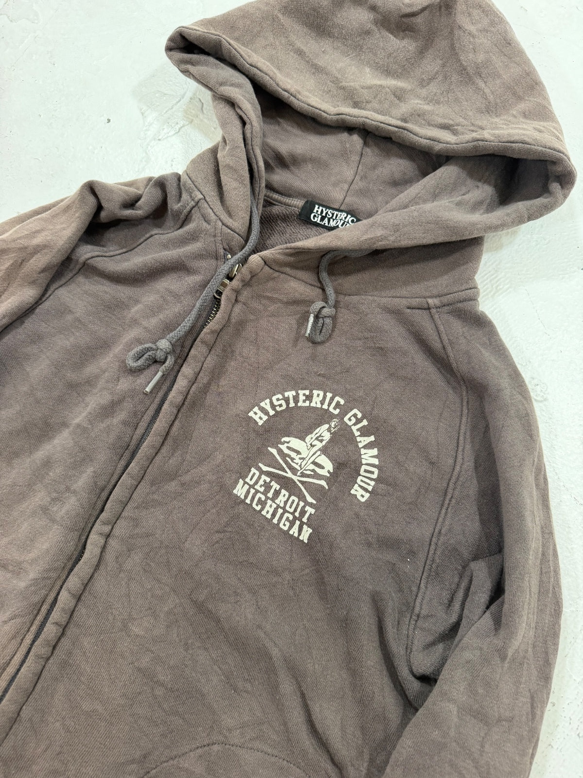 Hysteric Glamour Detroit Michigan Zip Up {{ color }} {{ brand }} {{ archive }} {{ season }} {{ year }} {{ hedi slimane }}