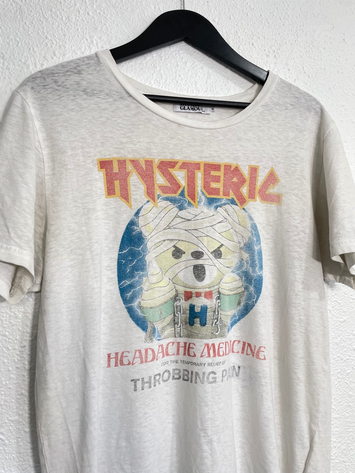 Hysteric Glamour Headache Medicine Tee {{ color }} {{ brand }} {{ archive }} {{ season }} {{ year }} {{ hedi slimane }}