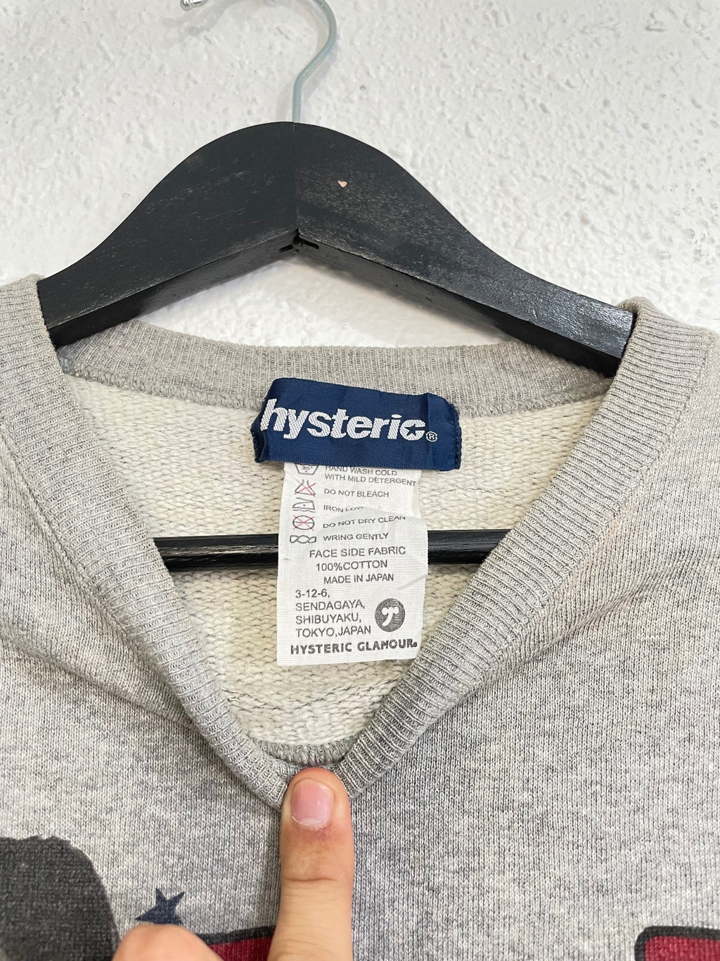 Hysteric Glamour Crewneck {{ color }} {{ brand }} {{ archive }} {{ season }} {{ year }} {{ hedi slimane }}