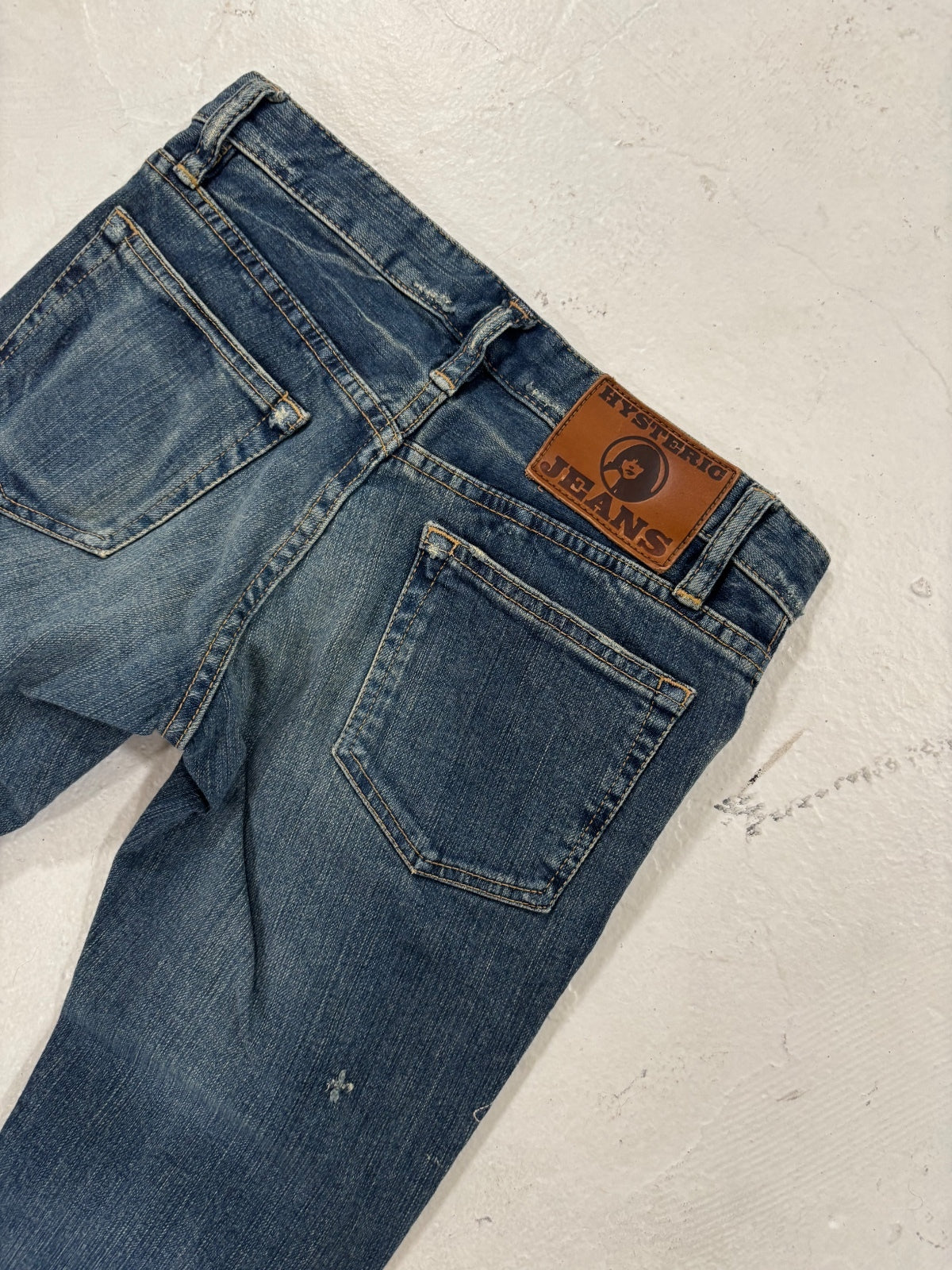Hysteric Glamour Stiched Motif Blue Studden Denim {{ color }} {{ brand }} {{ archive }} {{ season }} {{ year }} {{ hedi slimane }}