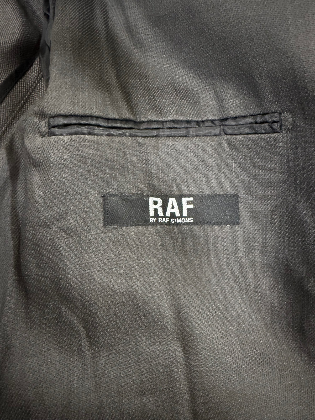 Raf By Raf Waxed Blazer