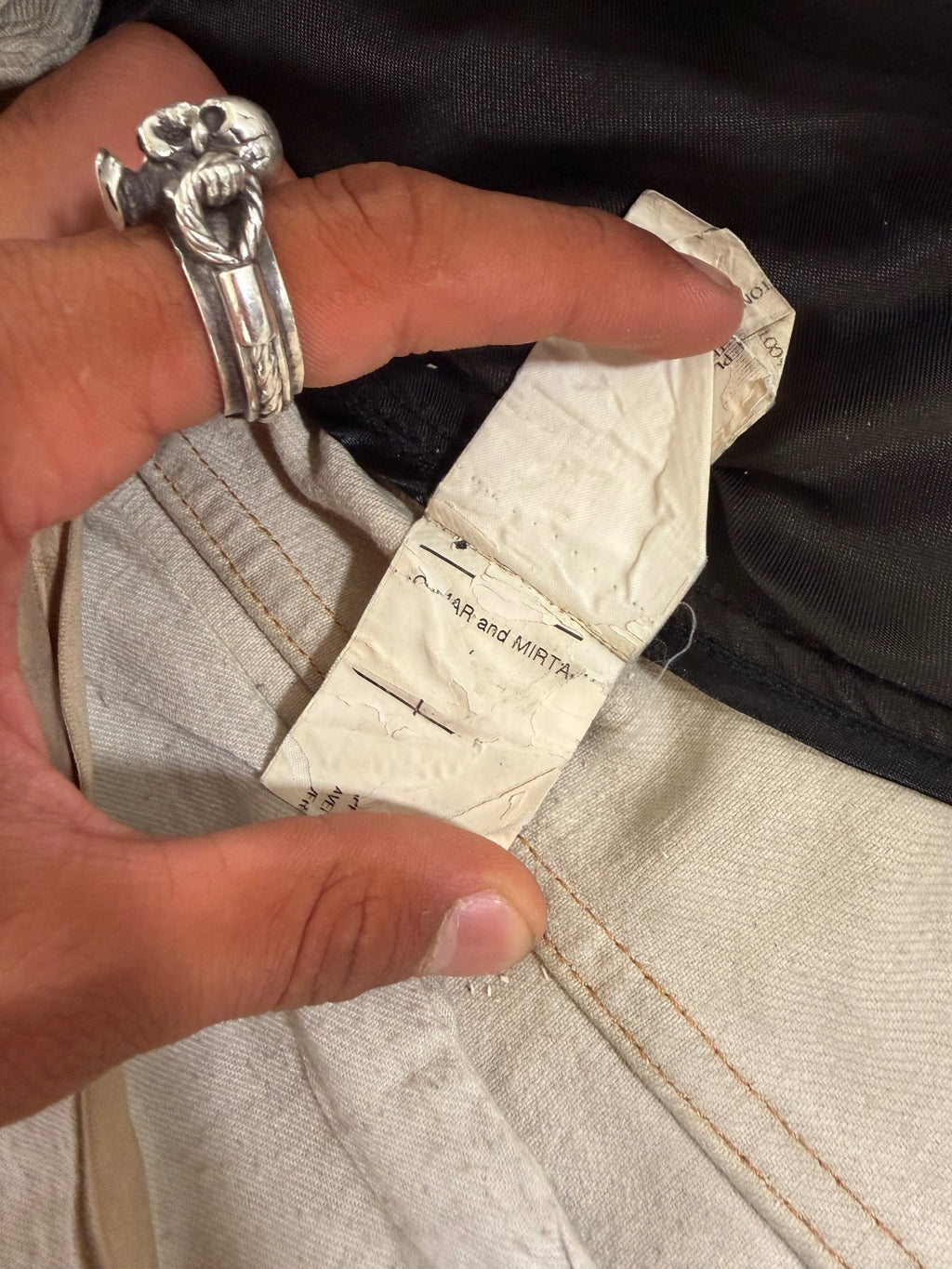 Rick Owens O&M SS10 Waxed Gravel Jacket {{ color }} {{ brand }} {{ archive }} {{ season }} {{ year }} {{ hedi slimane }}