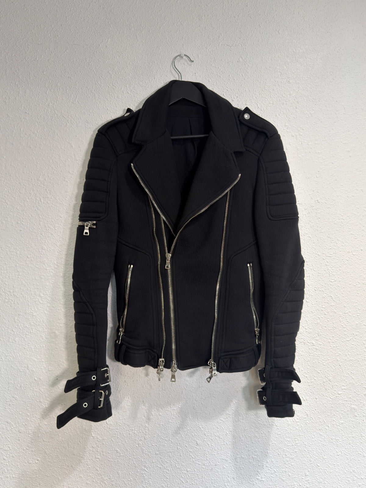 SS14 Balmain Biker Jacket {{ color }} {{ brand }} {{ archive }} {{ season }} {{ year }} {{ hedi slimane }}