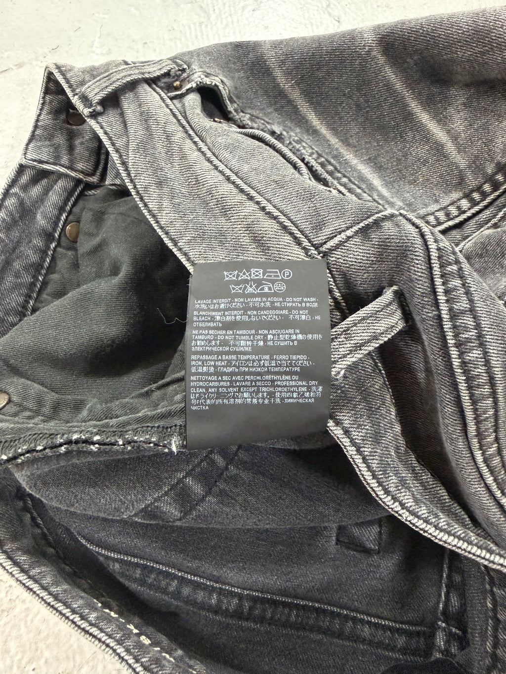 Saint Laurent Paris D05 Grey Denim