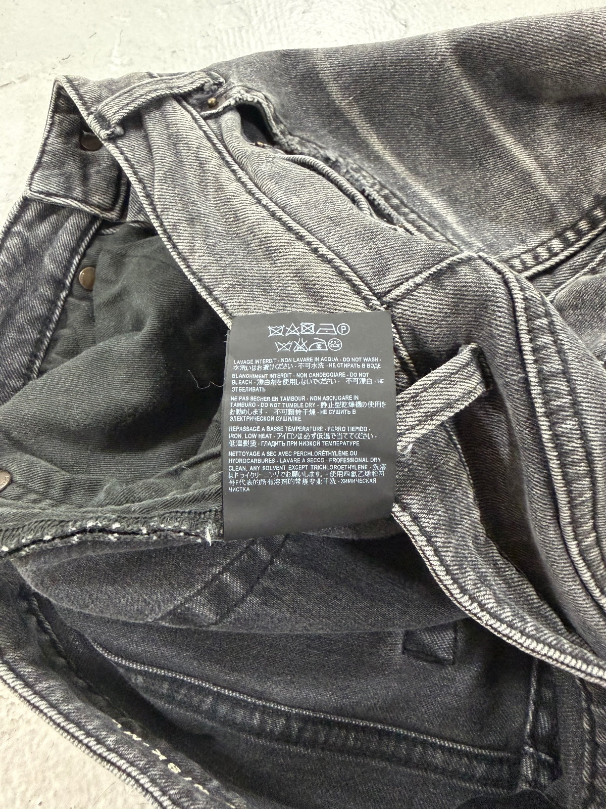 Saint Laurent Paris D05 Grey Denim