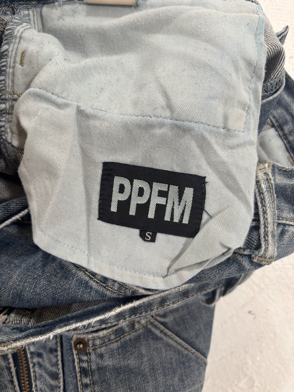 PPFM Double Waisted Denim {{ color }} {{ brand }} {{ archive }} {{ season }} {{ year }} {{ hedi slimane }}