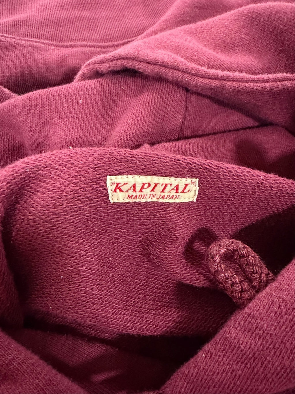 Kapital Red "SURF" Hoodie