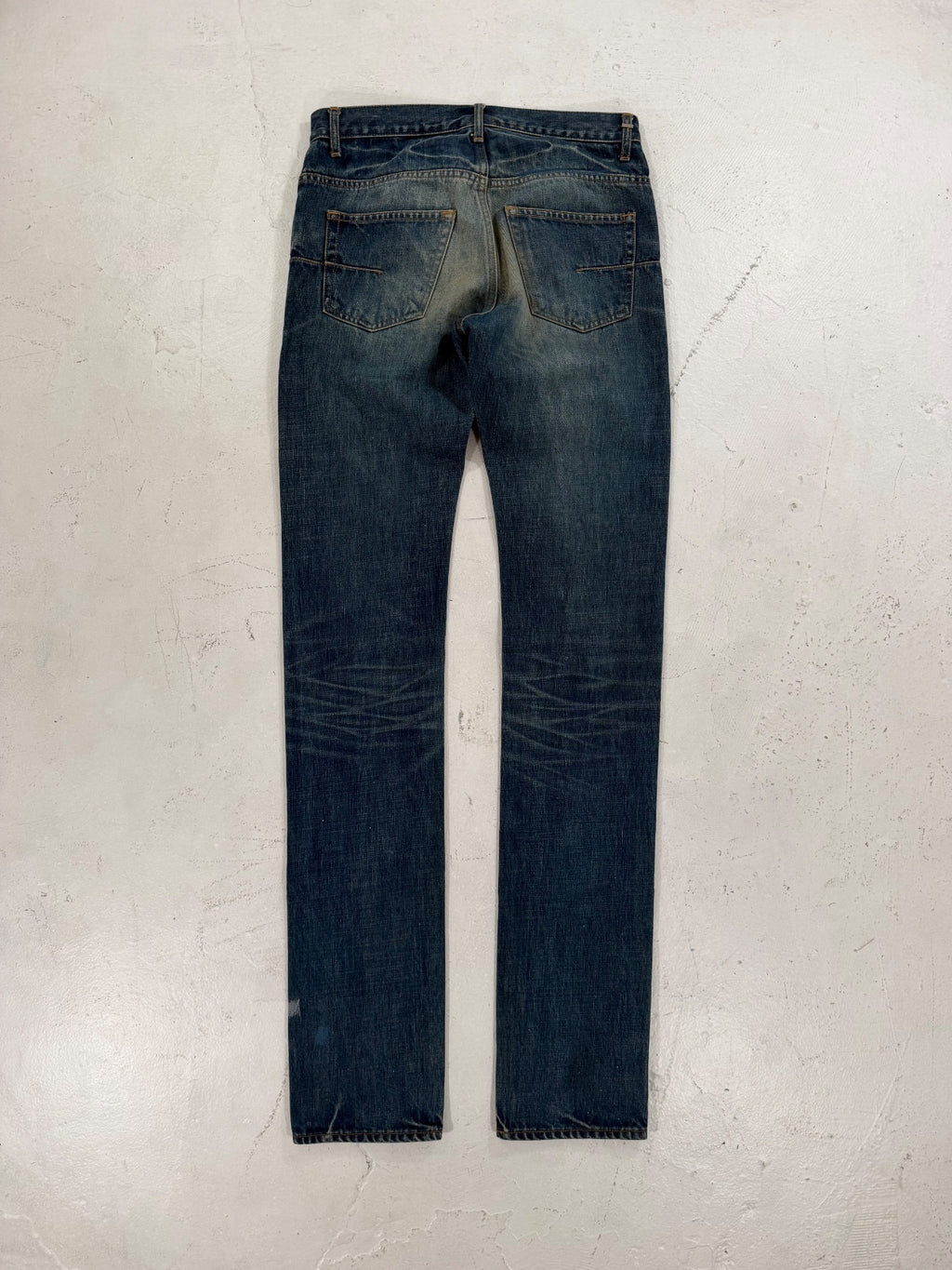 Dior Homme AW09 Rust Patch Denim {{ color }} {{ brand }} {{ archive }} {{ season }} {{ year }} {{ hedi slimane }}