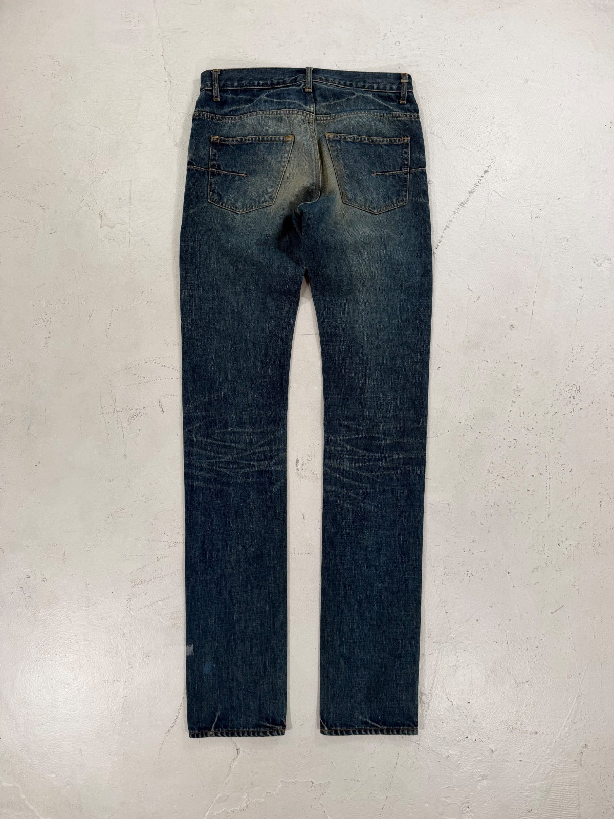 Dior Homme AW09 Rust Patch Denim {{ color }} {{ brand }} {{ archive }} {{ season }} {{ year }} {{ hedi slimane }}
