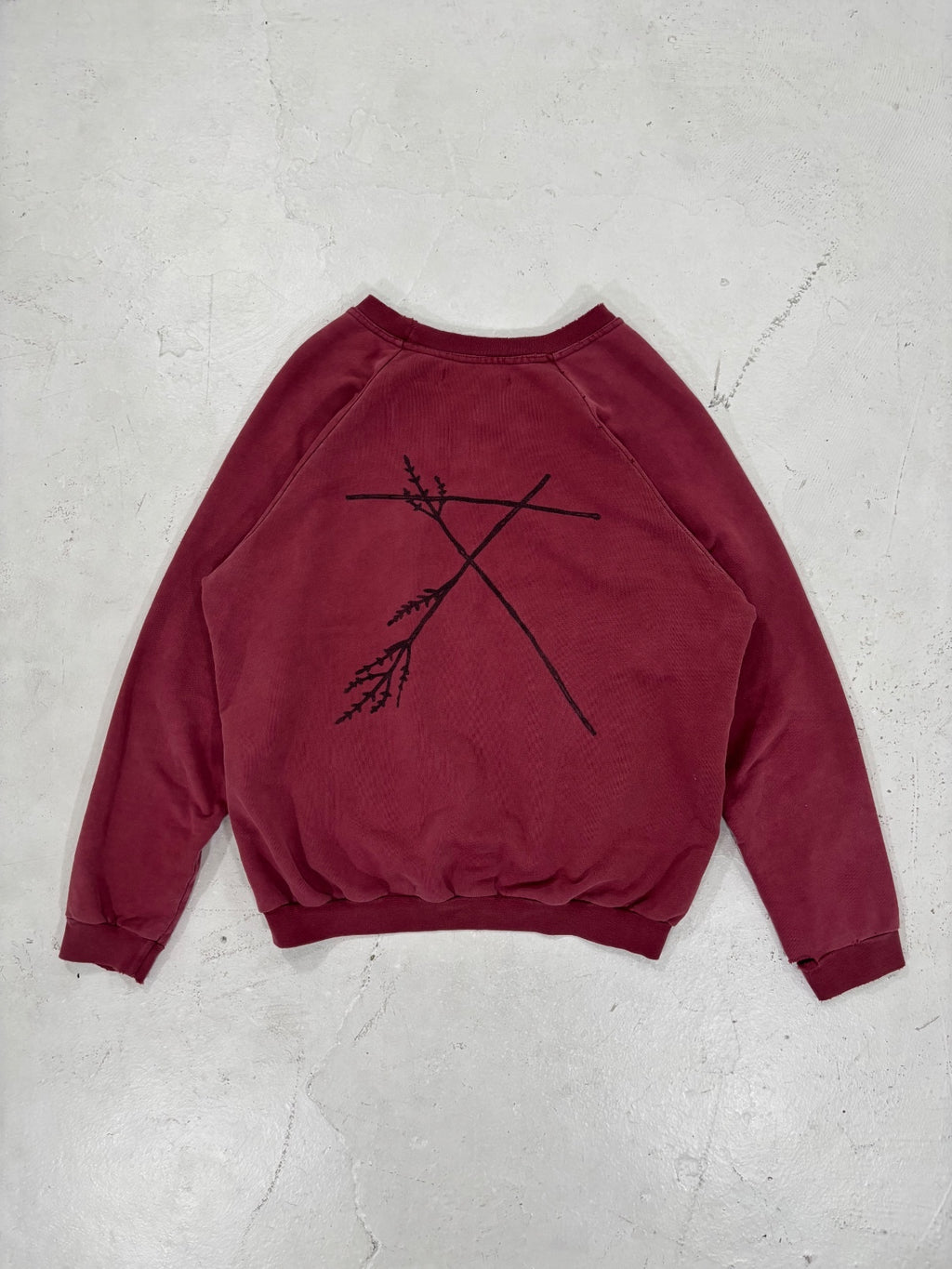Raf Simon’s AW02 Virginia Creeper “Sticks” Crewneck