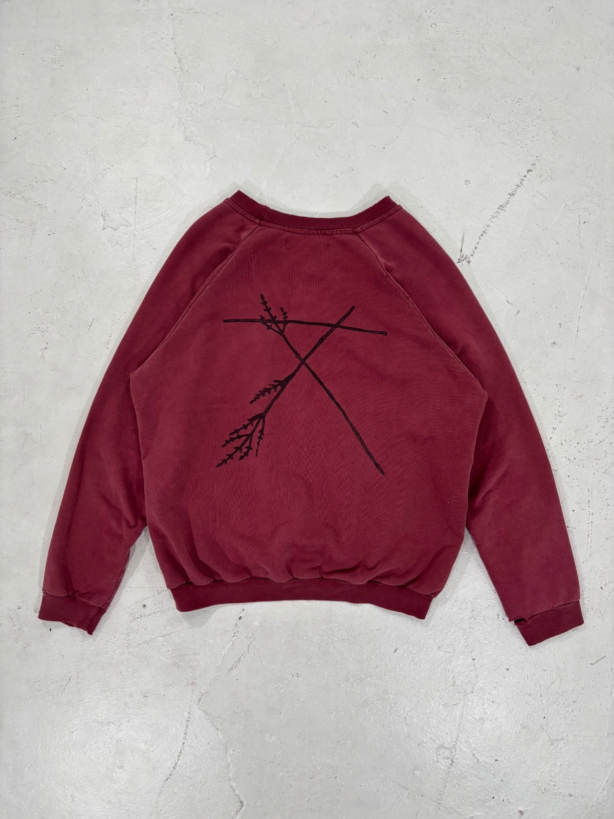 Raf Simon’s AW02 Virginia Creeper “Sticks” Crewneck