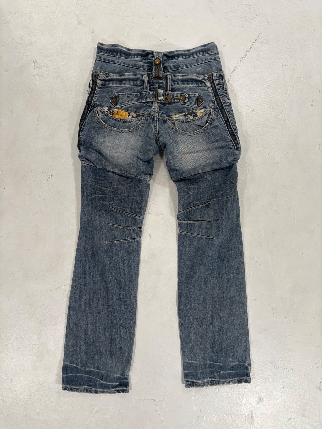 PPFM Double Waisted Denim {{ color }} {{ brand }} {{ archive }} {{ season }} {{ year }} {{ hedi slimane }}