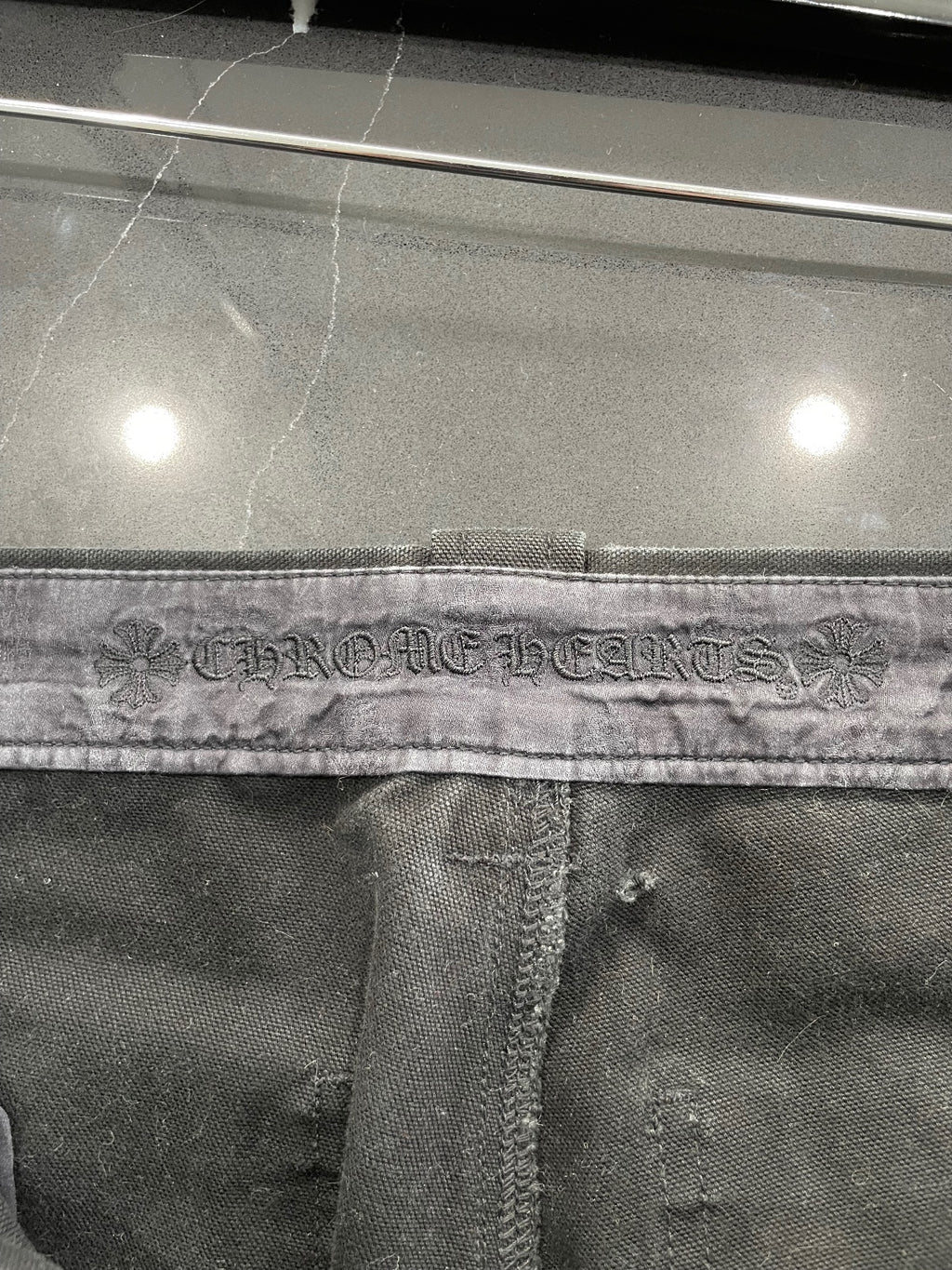 Chrome Hearts Double Knee Denim {{ color }} {{ brand }} {{ archive }} {{ season }} {{ year }} {{ hedi slimane }}