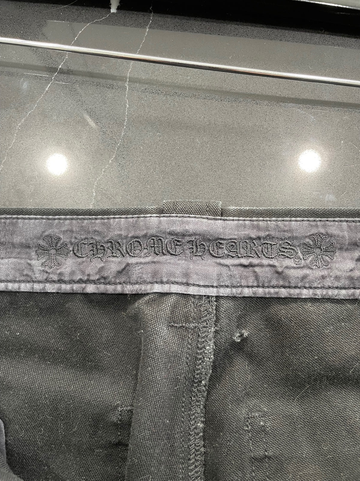 Chrome Hearts Double Knee Denim {{ color }} {{ brand }} {{ archive }} {{ season }} {{ year }} {{ hedi slimane }}