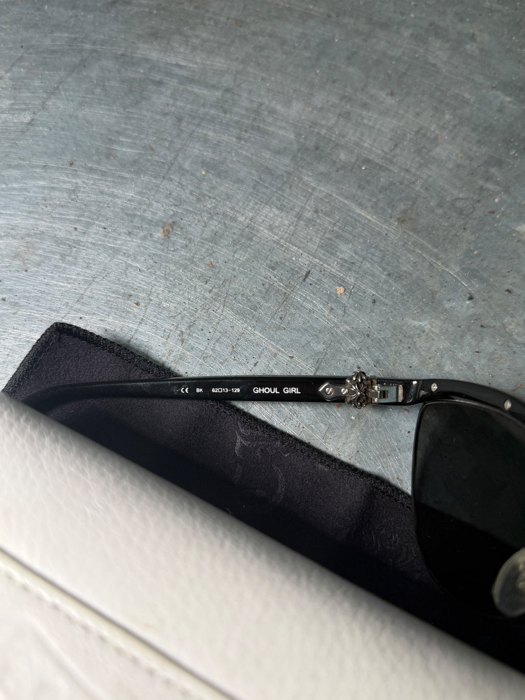 Chrome hearts ghoul girl glasses