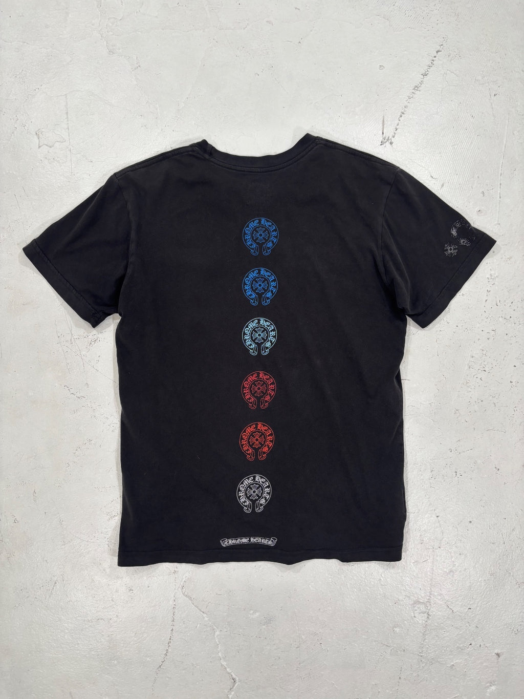 Thrashed Chrome Hearts T-Shirt {{ color }} {{ brand }} {{ archive }} {{ season }} {{ year }} {{ hedi slimane }}