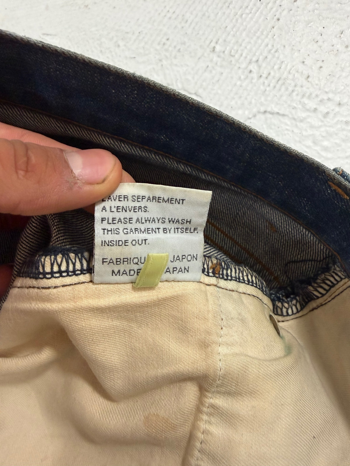 Dior Homme AW07 Clawmark Denim