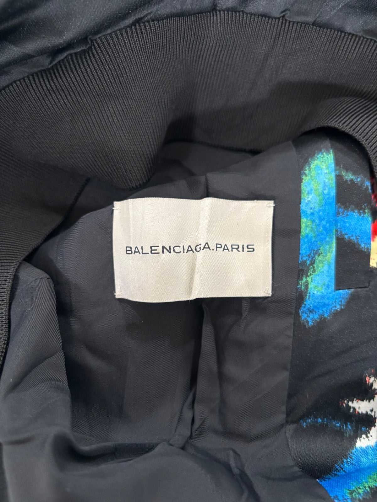 Balenciaga floral bomber jacket {{ color }} {{ brand }} {{ archive }} {{ season }} {{ year }} {{ hedi slimane }}