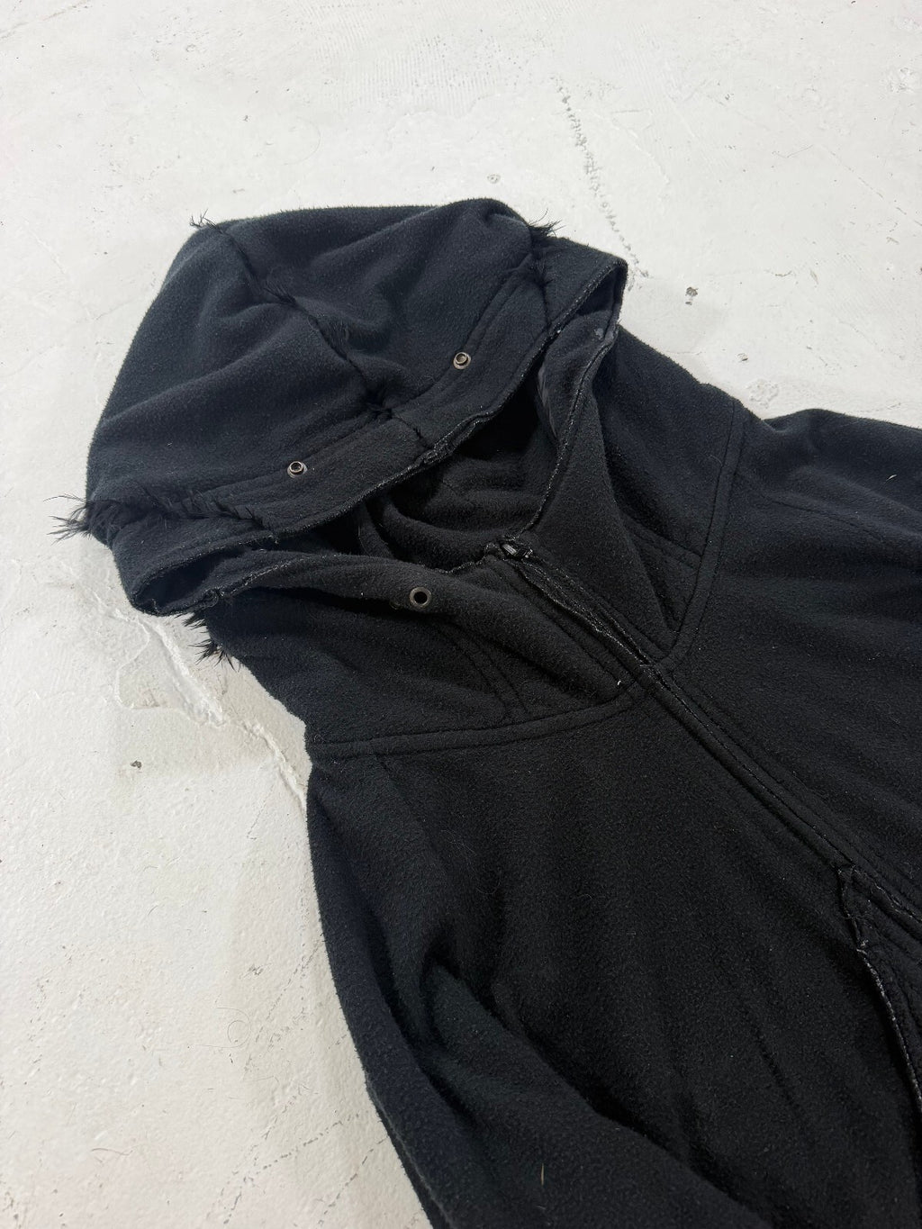 IfSixWasNine Fur Spine Zip Up