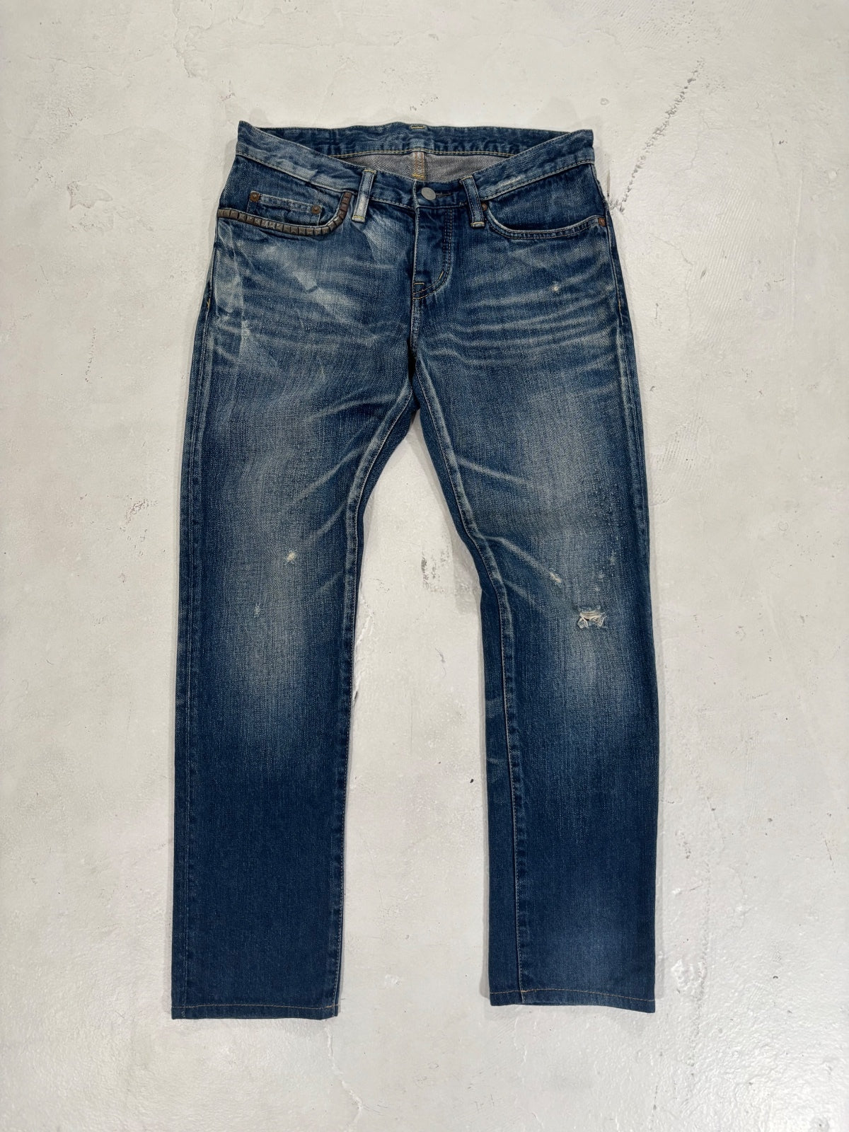 Hysteric Glamour Studded Light Blue Denim {{ color }} {{ brand }} {{ archive }} {{ season }} {{ year }} {{ hedi slimane }}