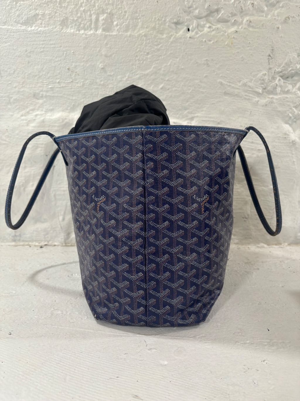 Goyard ST Louis PM Blue Monogram Tote Bag
