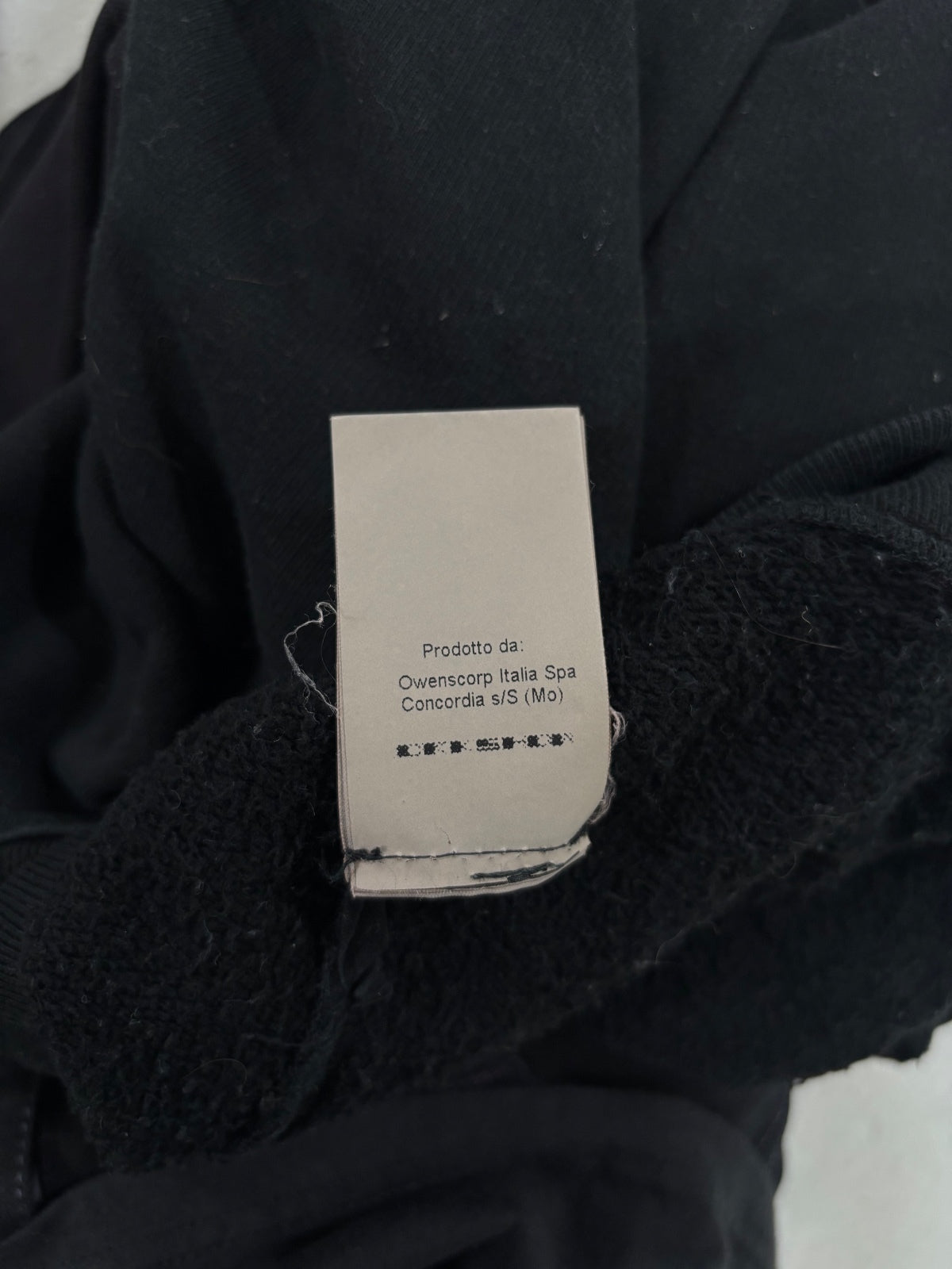 Rick Owens Vomit Bleach Crewneck {{ color }} {{ brand }} {{ archive }} {{ season }} {{ year }} {{ hedi slimane }}