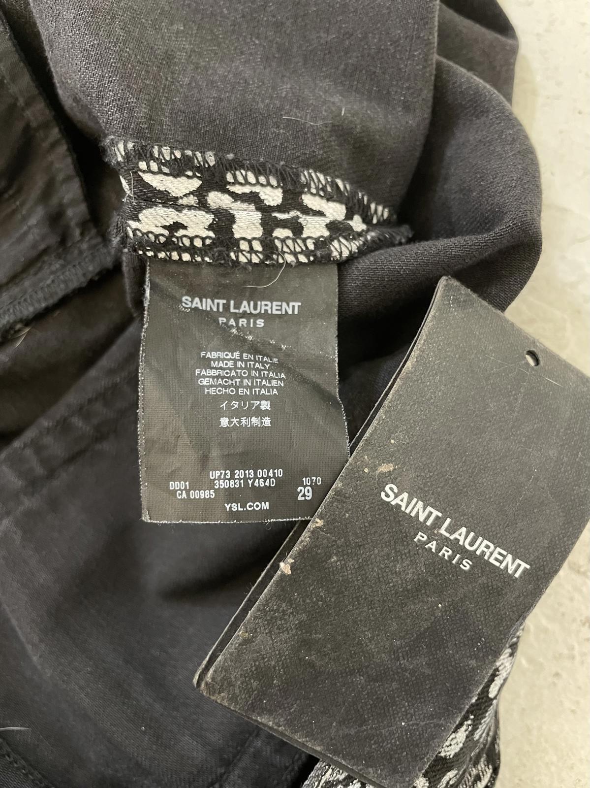 saint laurent Paris 2013 zebra demin