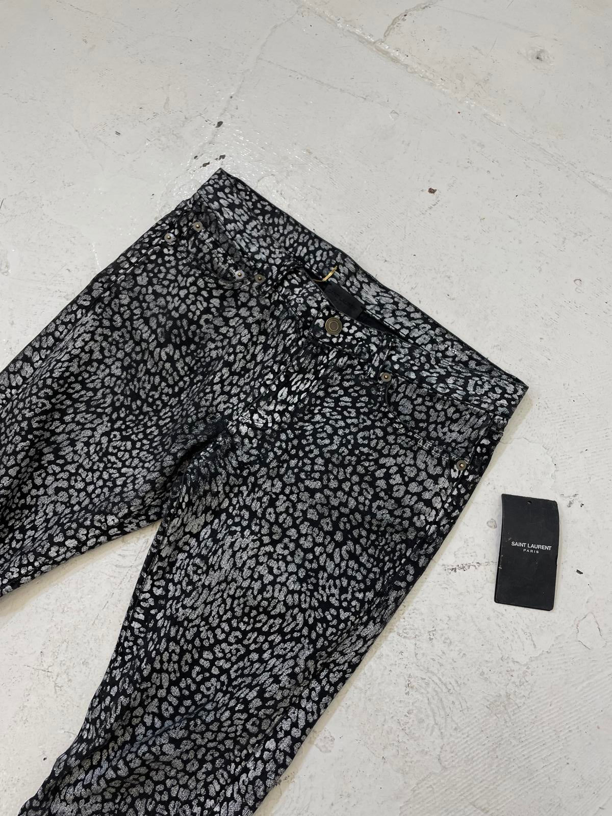 saint laurent Paris 2013 zebra demin