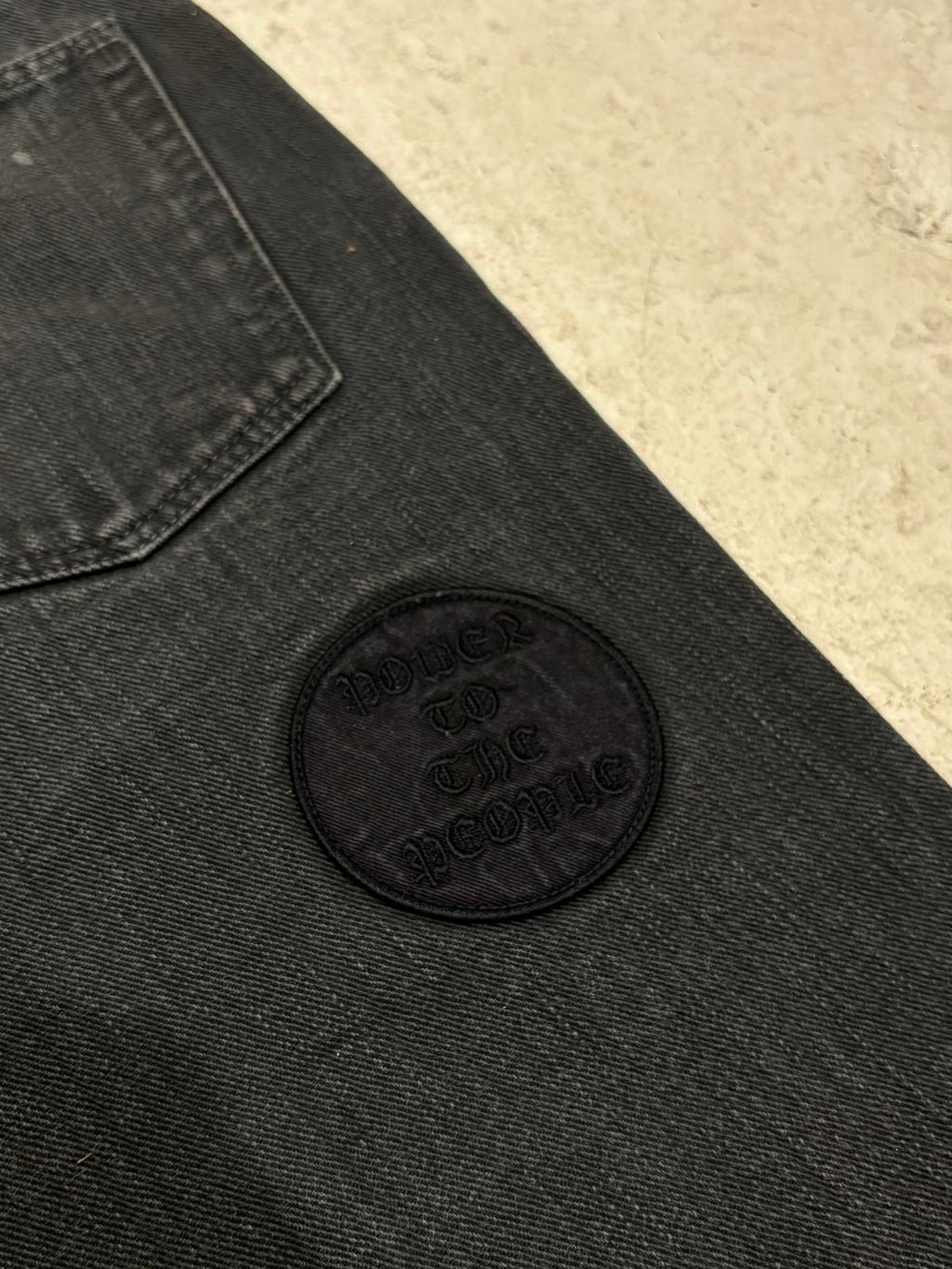 Number (N)ine “Give Peace A Chance” Jeans